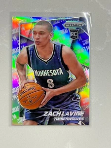 2014-15 Prizm Zach LaVine NBA Draft Variation SILVER Rookie #42 Timberwolves RC - Picture 1 of 2