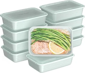 20-Piece Lightweight, Durable, Reusable BPA-Free 1-Compartment Containers - - Picture 1 of 6