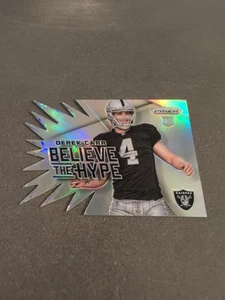 Derek Carr 2014 Panini Prizm Believe the Hype Die-Cut RC #BH15 - Picture 1 of 2