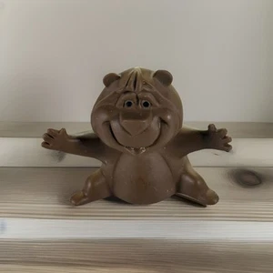 VINTAGE Crest Toothpaste 1970’s Zoo Animal Vinyl Finger Toy Puppet Bear - Picture 1 of 4