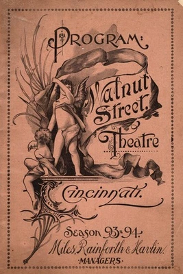 *JAMES J CORBETT HEAVYWEIGHT CHAMPION RARE 1894 GENTLEMAN JACK STAGE PROGRAM* - Image 1 of 4