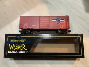 WEAVER 3-RAIL BANGOR & AROOSTOOK PS-1 40’ BOX CAR! O SCALE BOXCAR BAR MAINE - Picture 1 of 6