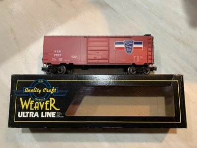 WEAVER 3-RAIL BANGOR & AROOSTOOK PS-1 40’ BOX CAR! O SCALE BOXCAR BAR MAINE - Image 1 of 4