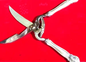 ITALIENISCHE GEFLÜGELSCHERE 925 STERLING SILBER MIT GRIFF - Bild 1 von 6