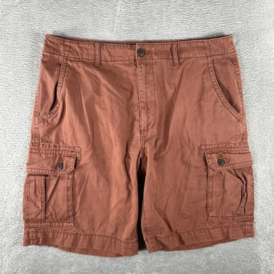 Arizona Jean Co Cargo Shorts Mens 36 Brown Utility Pockets Casual Summer Outdoor - Image 1 of 4