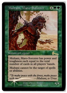 MTG Foil Multani, Maro-Sorcerer - Urza's Legacy  Moderately Played English - Picture 1 of 2
