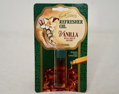 VTG 1993 Vanilla Earth Scents Potpourri Refresher Oil Essential Scentex 7.1g NOS - Image 1 of 4
