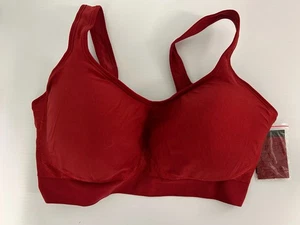 UNDEROUTFIT Comfort Bra #457 Red Cranberry 3X-Large, 3X NWOT - Picture 1 of 5
