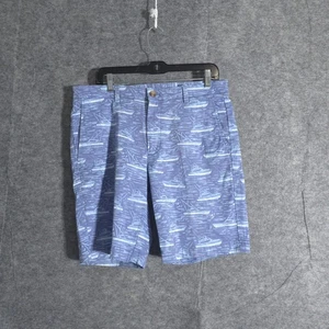 Short homme imprimé bateau Vineyard Vines taille 32 bleu coton mélangé décontracté - Photo 1/15