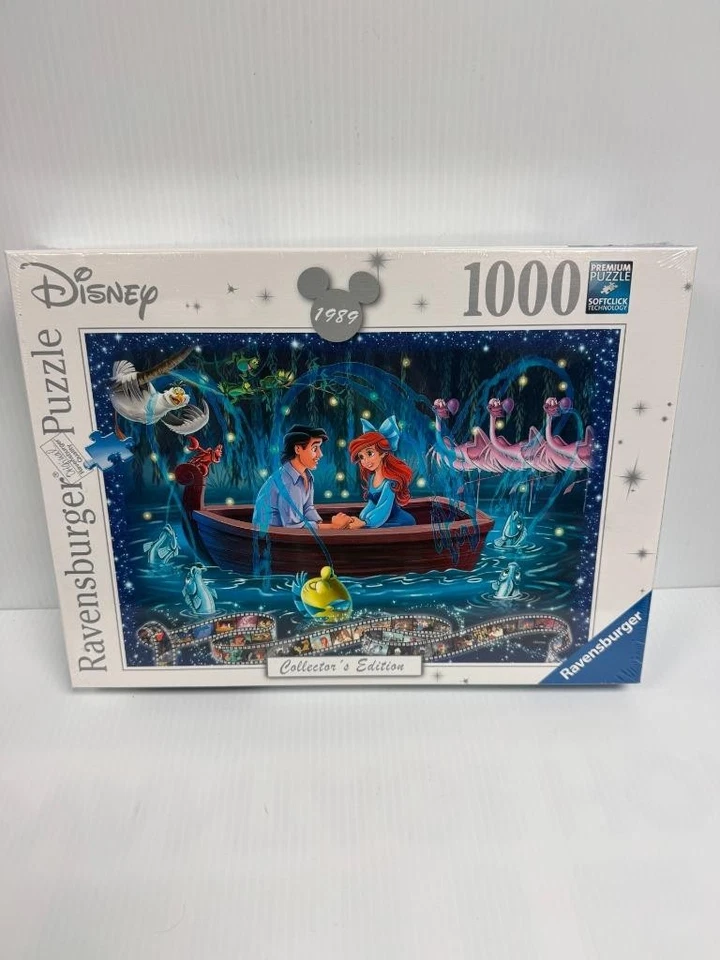 Rompecabezas Ravensburger Disney ARIELLE 1000 piezas #197453 27" x 20" Sirenita Foto 1 de 1