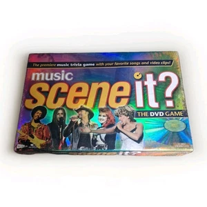 Scene It? Music DVD Trivia Board Game by Mattel 2006 NEW -Sealed! Family Game - Picture 1 of 5