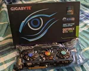 Gigabyte GTX GeForce Nvidia 780 OC 3GB DDR5 GPU Graphics Card GV-N780OC-3GD - Picture 1 of 11