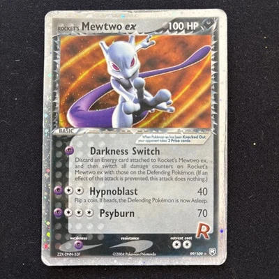 Rocket's Mewtwo ex - 99/109 - Pokemon Ex Team Rocket Returns Ultra Rare HP - Image 1 of 4