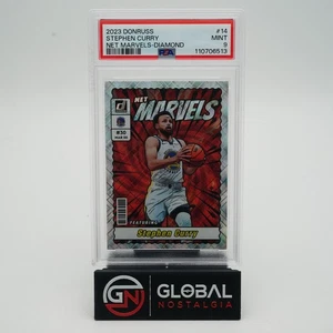 Steph Curry 2023 Donruss Net Marvels Diamond Prism #14 PSA 9 - Picture 1 of 2