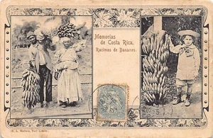 Costa Rica - Racimos de Bananos - The postal borders are damagPubl. - Publ. O. L - Picture 1 of 2