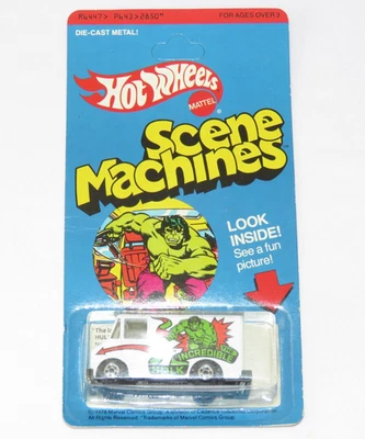 De colección 1978 Hot Wheels Scene Machines Incredible Hulk Nº 2850 UNPUNCH Hong Kong Foto 1 de 4