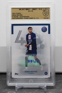Topps Paris Saint German Team Set 2022/23 RC Hugo Ekitike No.AU-HE Liverpool FC - Picture 1 of 2