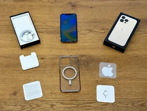 Apple iPhone 13 Pro 128gb Gold Original Box & Accessories A2638 Super Condition - Picture 1 of 16