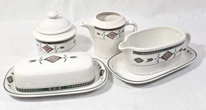 Studio Nova Adirondack 4-teiliges Set Y2201 Butterschale Soße Boot Milchkännchen Zuckerschale - Bild 1 von 15