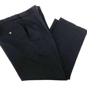 Men’s Haggar black dress pants 40 x 30 2109 Expandible Flex Waist relaxed - Picture 1 of 11