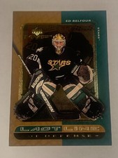 1999-00 UD MVP LAST LINE OF DEFENSE #LL5 ED BELFOUR DALLAS STARS