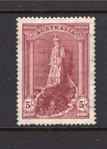 AUSTRALIA PREDECIMAL 1938 ROBES DESIGNS THIN PAPER VERY FINE USED.... - Picture 1 of 2