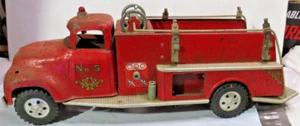 Vintage Tonka Toys USA No.5 Suburban Pressed Steel Pumper Fire Truck 1957 - Picture 1 of 18