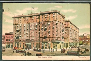 (2699)  P/C 1908  TORONTO "LOOKING EAST ON KING STREET"   USED - Picture 1 of 2