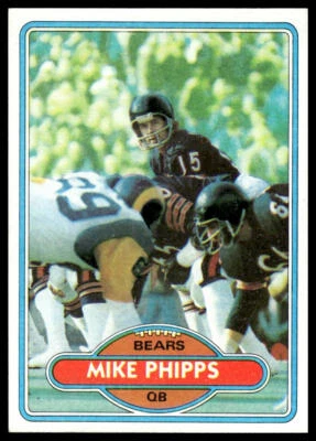 1980 Topps #422 Mike Phipps Chicago Bears - Image 1 of 2