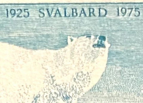 COMPLETE Svalbard Series 1975 NORWAY Stamps Polar Bear miners all MNH Cover