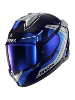 CASCO INTEGRALE SHARK SKWAL i3 RHAD BUS BLU ARGENTO TAGLIA XS S M L XL XXL - Image 1 of 3