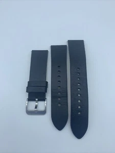 Original Samsung Gear S2 Leder Uhrenarmband - 22 mm schwarz - S & L - Original Zubehör Hersteller Original - Bild 1 von 2