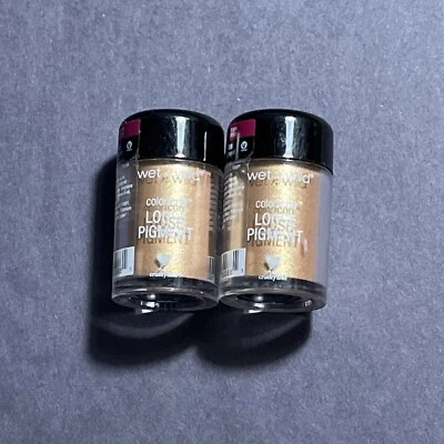 2x Wet n Wild Color Icon Loose Pigment #1230088 Gold Pigment LIMITED EDITION - Image 1 of 4