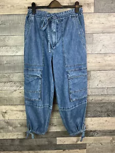 Isabel Marant Etoile Damen Ivy Jeans Größe 38 UK 10 Blau Cargo Hose Baggy - Bild 1 von 10