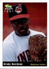 1991 Watertown Indians Classic/Best #3 Grady Davidson Southen U&A Baseball Card
