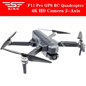 SJRC F11 Pro 4K Camera Brushless Wifi FPV GPS Drone Flight 1500m RC Quadcopter - Picture 1 of 12