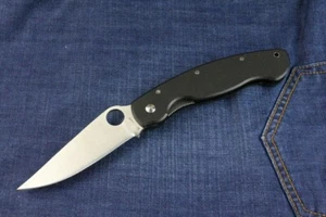 New G10 Handle D2 Stone Wash Blade Line Lock Folding Pocket Knife EDC C82BK - Bild 1 von 5