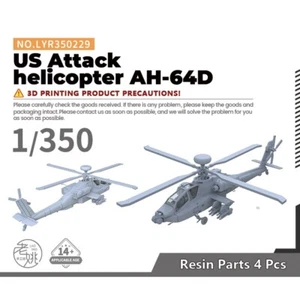 Yao's Studio LYR350229 1/350 Kit Modelo Militar Helicóptero de Ataque EE. UU. AH-64D - Imagen 1 de 6