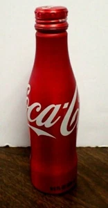 Coca Cola Coke Red Aluminum Collectible 8.5oz Bottle 2010 Full - Picture 1 of 4