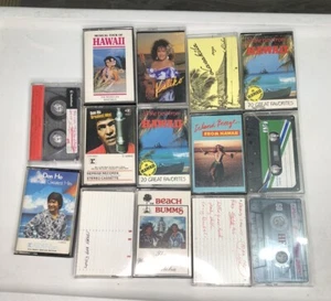 Vintage Rare Hawaiian￼ Music Cassette Tapes Bundle Of 14 Classics - Picture 1 of 7