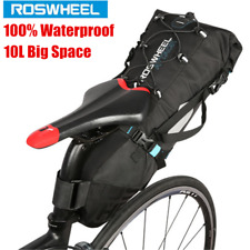Roswheel 100% Waterproof Bicycle Saddle Bag Large Capacity Bike Foldable Bag 10L