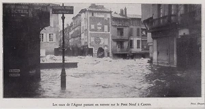 1930  --  LES EAUX DE L AGOUT PASSANT SUR LE PONT NEUF A CASTRES   3I406 - Picture 1 of 1