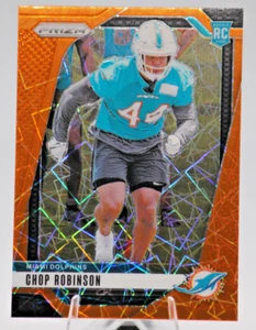 2024 Panini Prizm #319 Chop Robinson Lazer Prizm/Miami Dolphins - Imagen 1 de 2