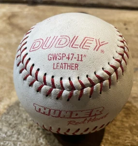 Dudley Softball Thunder Red Heat GWSP 47-11” Leather Red Letters And Stitching - Picture 1 of 5