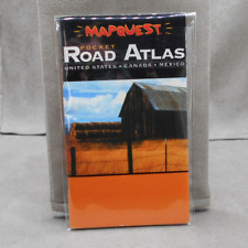 Vintage MapQuest Pocket Size Road Atlas for United State Canada Mexico 2003