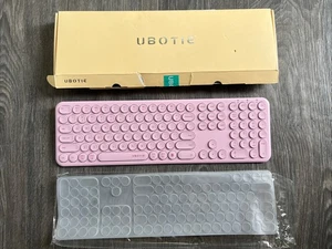 New UBOTIE Portable Bluetooth Colourful Gaming Keyboard - Picture 1 of 8
