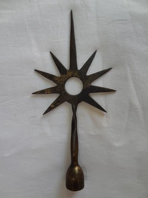 Corona de cobre/bronce 9 puntos punto varilla de iluminación Foto 1 de 4
