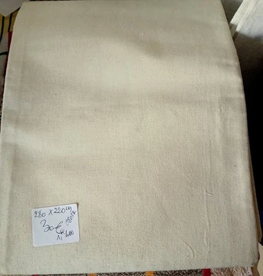 drap ancien métis  280x220cm linge ancien  sans ourlet - Photo 1/3