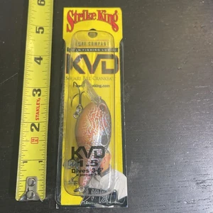 Strike King KVD Square Bill Crankbait HCKVDS1.5-662 Natural Pumpkinseed 2.5" NIB - Picture 1 of 4