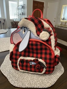 Loungefly Disney Winnie The Pooh Eeyore Plaid Pajamas Mini Backapack - Picture 1 of 13